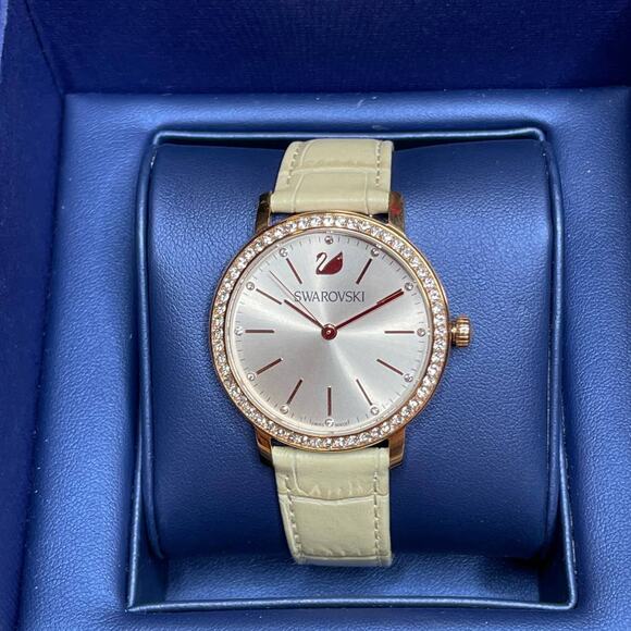 Swarovski Graceful Lady  Rose Gold Crystal Watch main image 4